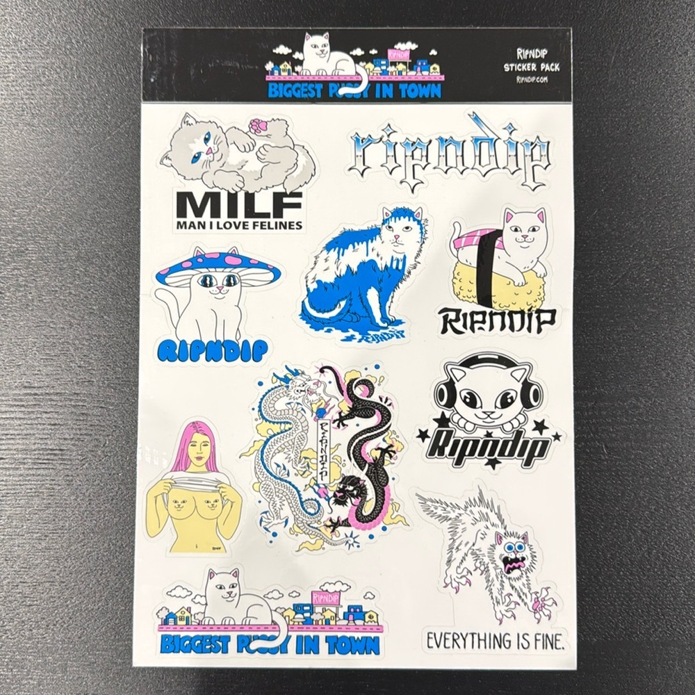 Rip N Dip Sticker Pack Sheet